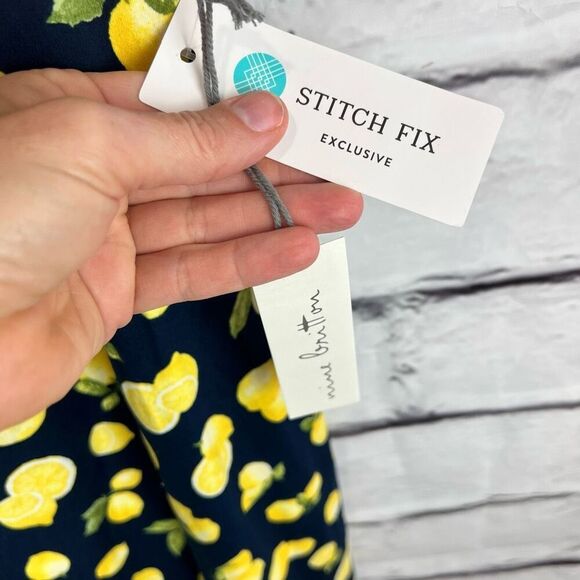 Nine Britton Women's 3XL Lemon Print Sleeveless Summer Dress NWT - Picture 6 of 7